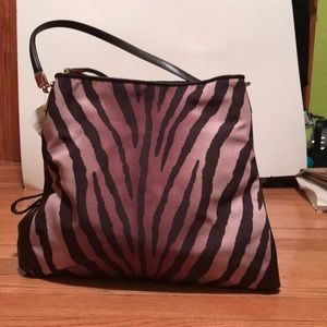 Brand new zebra print Coach bag